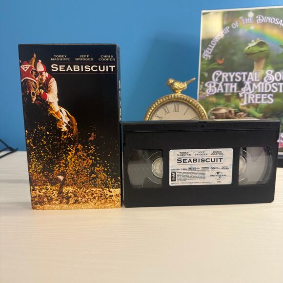 Seabiscuit VHS Tape | Tobey Maguire | Vintage 2003 Movie | Tested Works - Picture 3 of 3